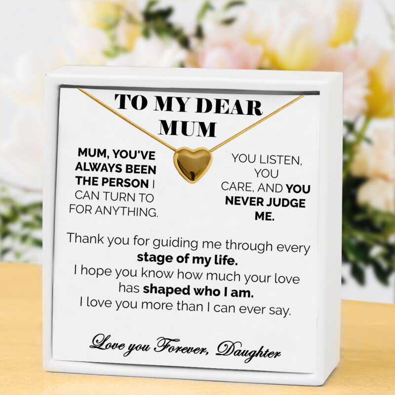 Close to My Heart Necklace Always With You, Mum Close to My Heart Necklace Always With You