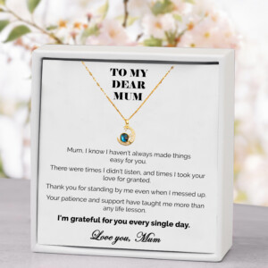 Moonlit Soul Necklace Mum, My Eternal Light