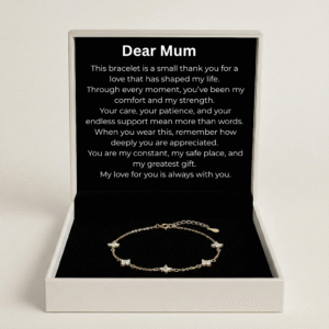 whisper bracelet mum white box