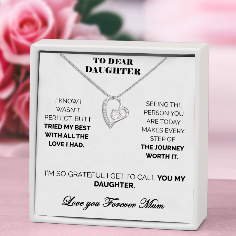 For My Daughter Bound by Love Necklace Forever connected For-My-Daughter-Bound-by-Love-Necklace-Forever-connected