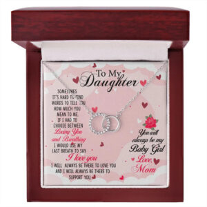 Dear Daughter - Circle of Love Necklace - Forever My Daughter