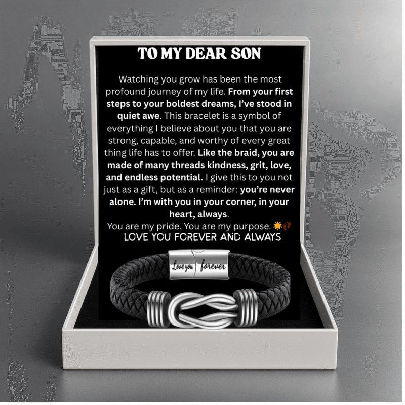 S-MB-3-MSG To Son bound by strength bracelet