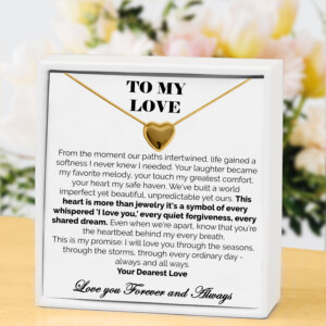 To My Dear Girlfriend Close to My Heart Necklace You Have My Heart