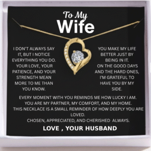 wife-Forever-Heart-Necklace-gold